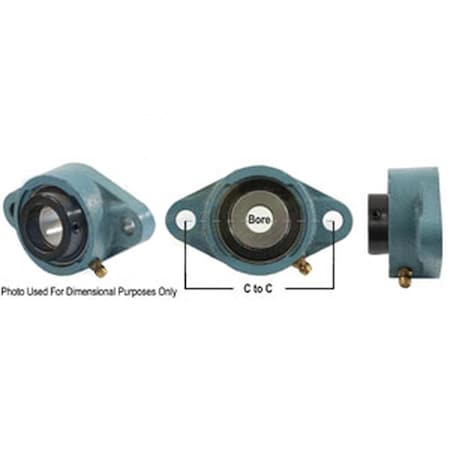 Aftermarket 2 Bolt Flanged Bearing W Lock Collar, ReLubricatable A-WGTZ12-I-AI